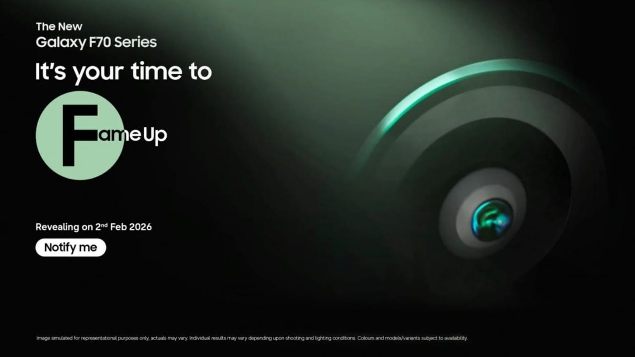 Flipkart पर Samsung Galaxy F70 Series की Launch Details