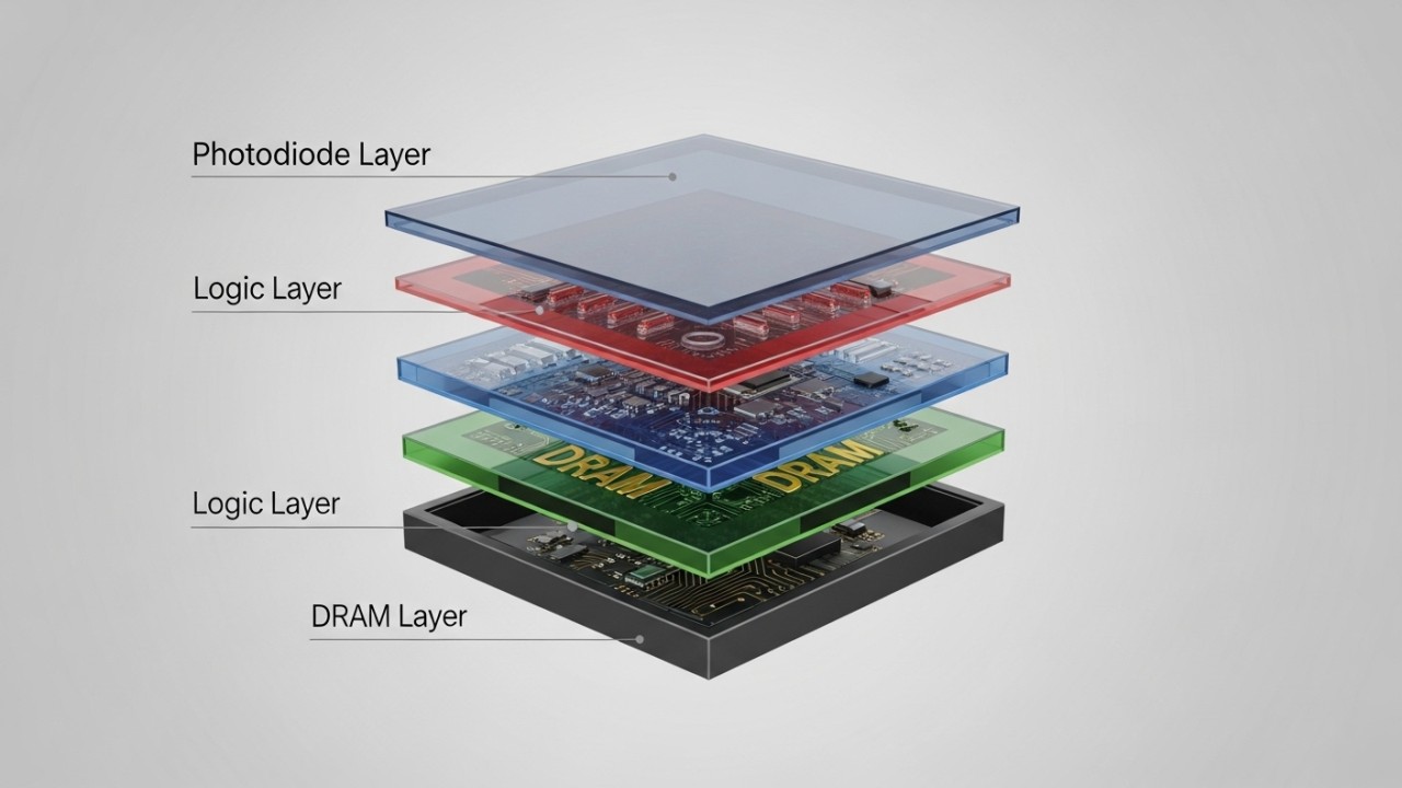 Three-layer stacked image sensor