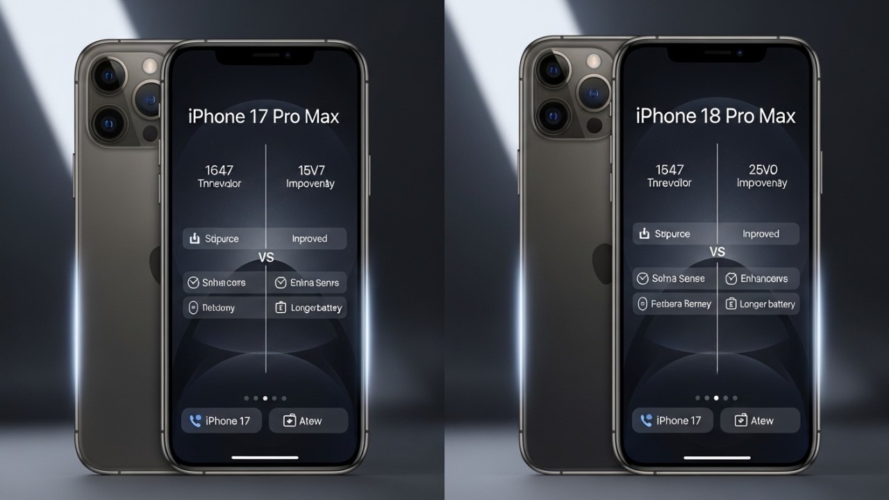 iPhone 17 Pro Max vs iPhone 18 Pro Max