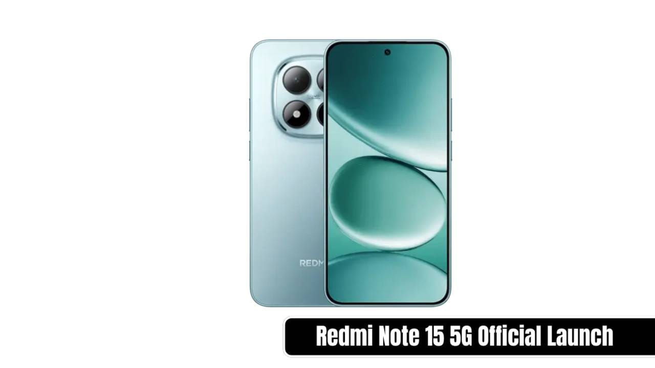 Redmi Note 15 5G Official Launch