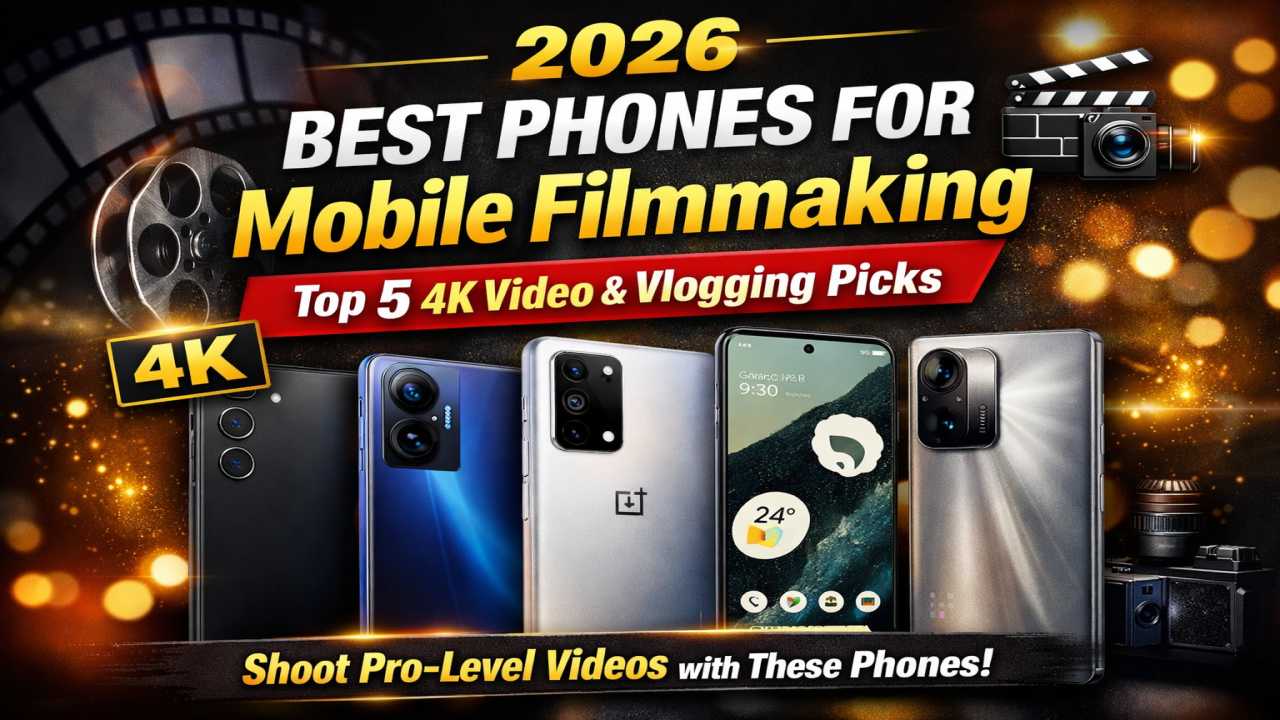 2026 में Mobile Filmmaking के लिए Best 5 Smartphones