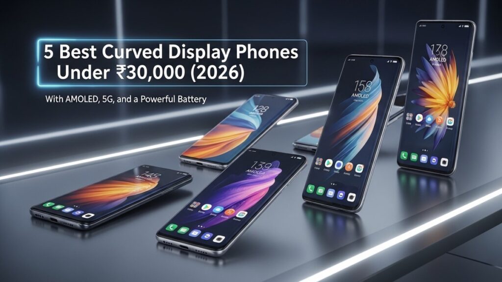 5 Best Curved Display Phones Under ₹30,000 (2026)