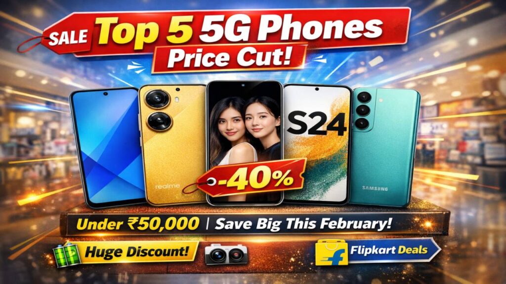 February 2026 Price Cut के बाद खरीदने लायक 5 Best 5G Smartphones