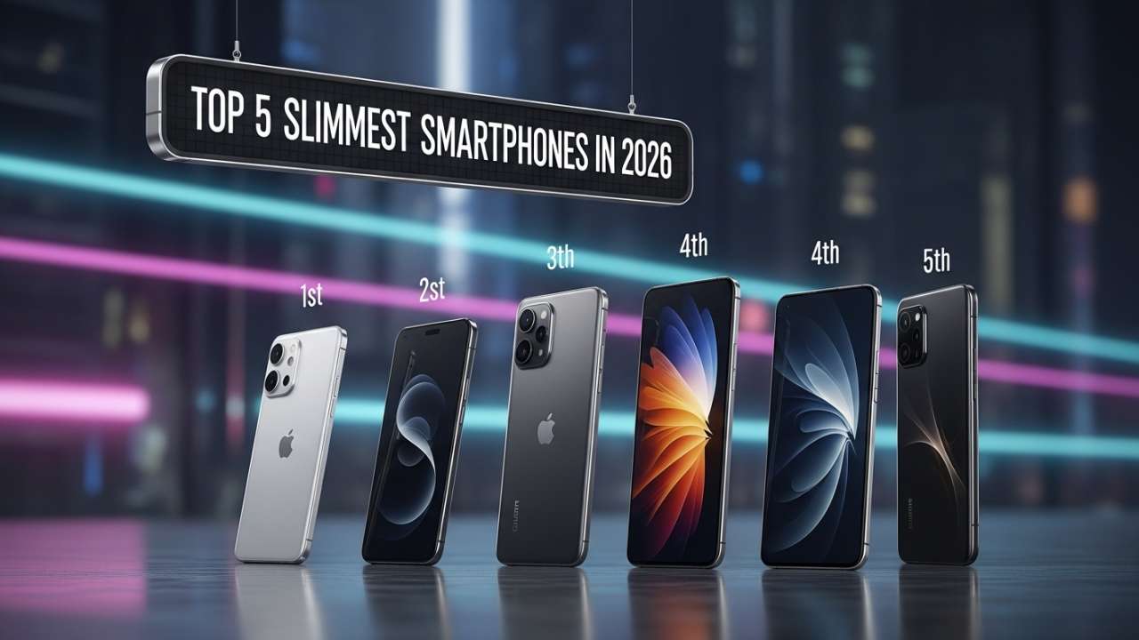 Top 5 Slimmest Smartphones in 2026